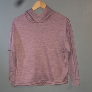 Adidas Lavender Cowl Neck Hoodie